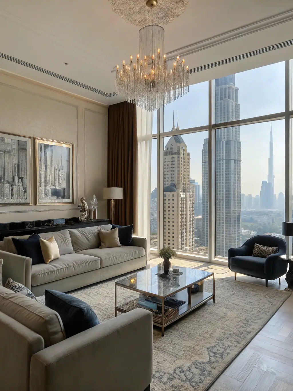 An elegant and spacious condominium unit interior, featuring premium finishes and modern design elements, reflecting the luxury living experience.